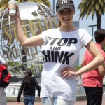 Jordan Carver Universal Studios Candids