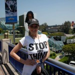 Jordan Carver Universal Studios Candids