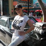 Jordan Carver Universal Studios Candids