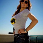 Jordan Carver Tight Batman Shirt
