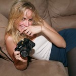 Nessa millard at home in hose