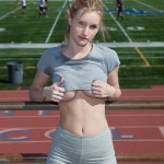 Ashlee hills hits the track