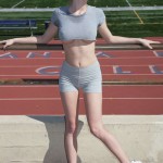 Ashlee hills hits the track