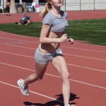 Ashlee hills hits the track