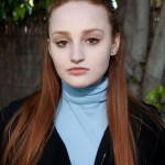 Sarah rupe in the garden