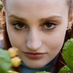 Sarah rupe in the garden