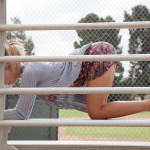 Lauren clare foul ball area