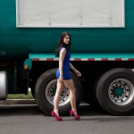 Alyson grey recycled armani