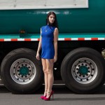 Alyson grey recycled armani