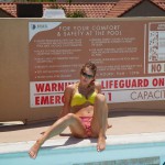 Serina cardoni swimming in la