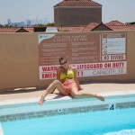 Serina cardoni swimming in la