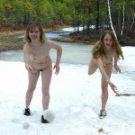 Met-Art Girls of Holy Nature Winter Games