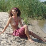 Karina Walk Near Lake