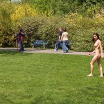 At and around a central leisure area