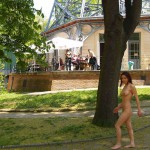 At and around a central leisure area