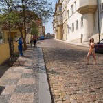 At and around a central leisure area