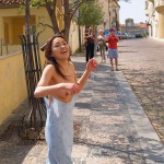 At and around a central leisure area