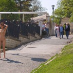 At and around a central leisure area