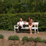 At and around a central leisure area