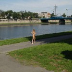 In Krakow at the river