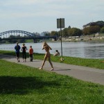 In Krakow at the river