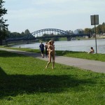 In Krakow at the river