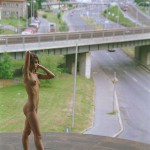 On a railway and pedestrian