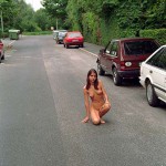 On the streets of a residential area