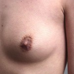 At the entrance of a park