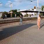 At a railway station