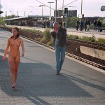 At a railway station