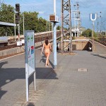 At a railway station