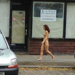 On a small street in the center of Berlin