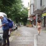 On a small street in the center of Berlin