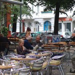 On a small street in the center of Berlin