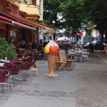 On a small street in the center of Berlin