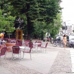 On a small street in the center of Berlin