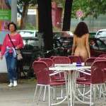 On a small street in the center of Berlin