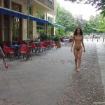 On a small street in the center of Berlin