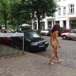 On a small street in the center of Berlin