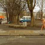 At the main entrance of the zoo