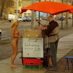 At the main entrance of the zoo