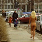 At the main entrance of the zoo