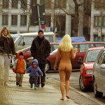 At the main entrance of the zoo