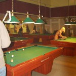 At the billiard club