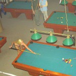 At the billiard club