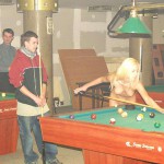 At the billiard club