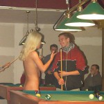 At the billiard club