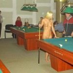 At the billiard club