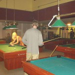 At the billiard club